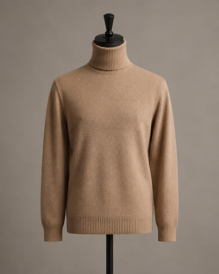 Knitwear in camel